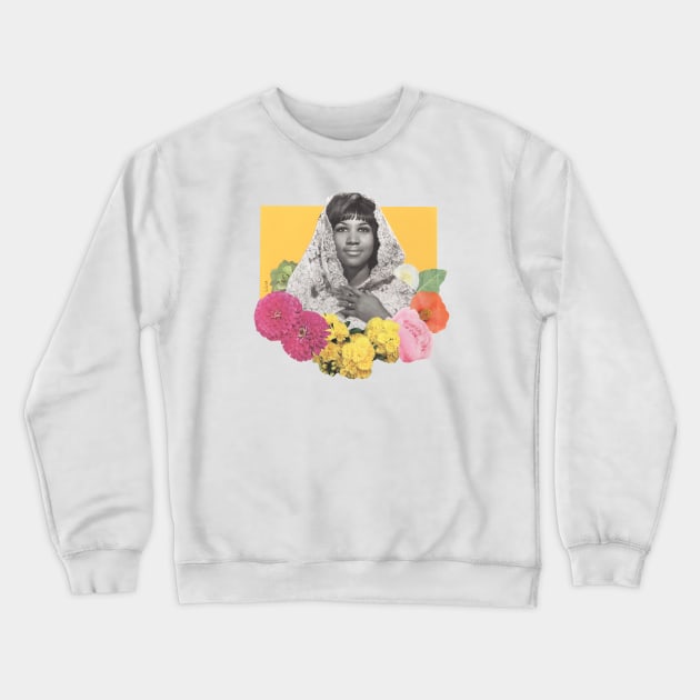 Aretha Franklin Crewneck Sweatshirt by luliga